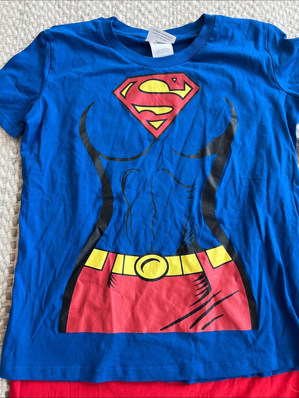 Supergirl - Supergirl Women's T-Shirt, Removable Cape Rubies XL 16-18 - Picture 4 of 7